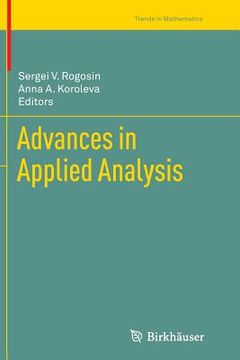 portada Advances in Applied Analysis (en Inglés)