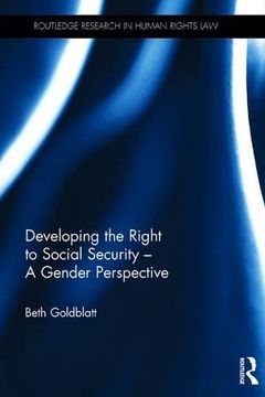 portada Developing the Right to Social Security - A Gender Perspective (Routledge Research in Human Rights Law)