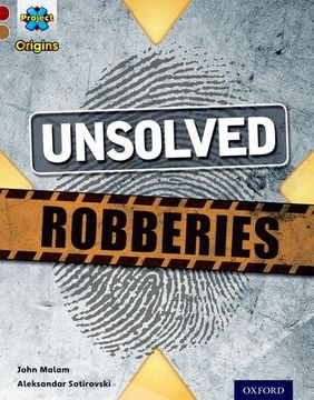 portada Project x Origins: Dark red Book Band, Oxford Level 18: Who Dunnit? Unsolved Robberies (in English)