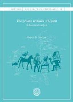 portada The Private Archives of Ugarit. A Functional Analysis (Barcino. Monographica Orientalia) (in English)