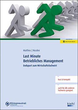 portada Last Minute Betriebliches Management Endspurt zum Wirtschaftsfachwirt (in German)