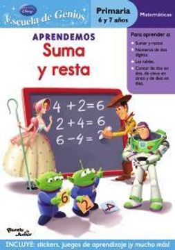 portada Suma y Resta - toy Story