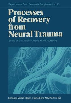 portada processes of recovery from neural trauma (en Inglés)