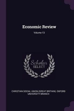 portada Economic Review; Volume 13 (en Inglés)