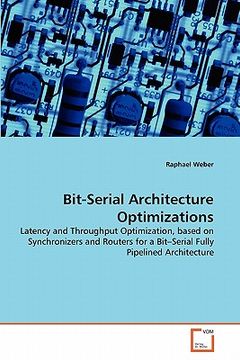 portada bit-serial architecture optimizations (en Inglés)