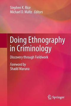 portada Doing Ethnography in Criminology: Discovery Through Fieldwork (en Inglés)