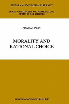 portada morality and rational choice (en Inglés)