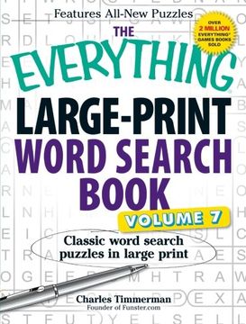 portada The Everything Large-Print Word Search Book, Volume VII: Classic word search puzzles in large print (Volume 7)
