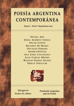 portada Poesía Argentina Contemporánea. Tomo i Parte Vigesimonovena