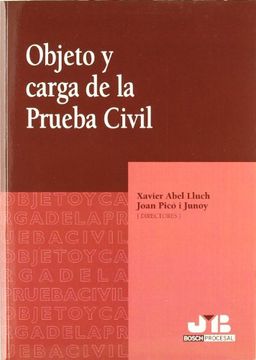portada Objeto y Carga de la Prueba Civil