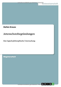 portada Artenschutzbegründungen (German Edition)