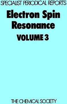 portada Electron Spin Resonance: Volume 3 (en Inglés)
