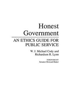 portada Honest Government: An Ethics Guide for Public Service (in English)
