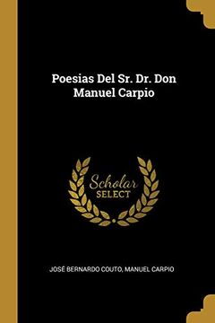portada Poesias del Sr. Dr. Don Manuel Carpio (in Spanish)
