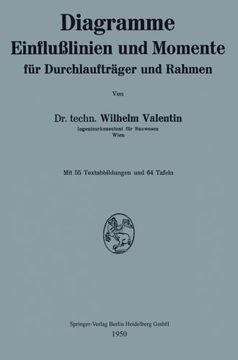 portada Diagramme Einflußlinien und Momente für Durchlaufträger und Rahmen (German Edition)