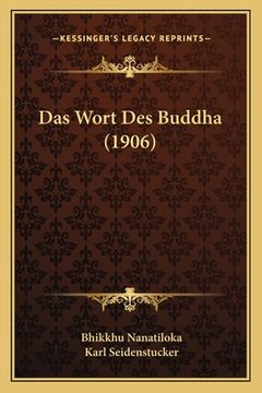 portada Das Wort Des Buddha (1906) (en Alemán)
