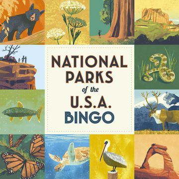portada Kaddo National Parks of the usa Bingo: A Bingo Game for Explorers (en Inglés)
