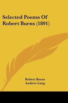 portada selected poems of robert burns (1891) (en Inglés)