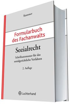 portada Formularbuch des Fachanwalts Sozialrecht (in German)