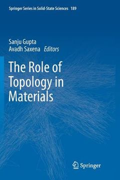 portada The Role of Topology in Materials (en Inglés)