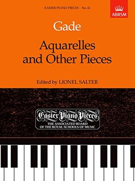 portada Aquarelles and Other Pieces (Easier Piano Pieces) (en Inglés)