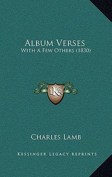 portada album verses: with a few others (1830) (en Inglés)