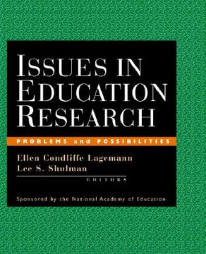 portada issues in education research: problems and possibilities (in English)