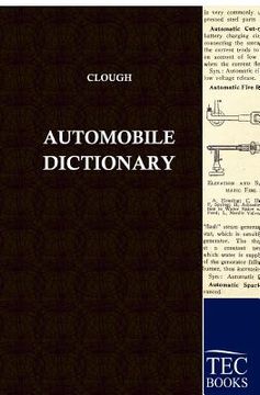 portada automobile dictionary (in English)