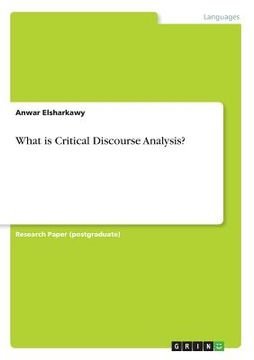 portada What is Critical Discourse Analysis? (en Inglés)