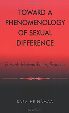 portada Toward a Phenomenology of Sexual Difference Format: Paperback (in English)