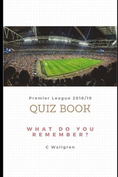 portada Premier League 2018/19 Quiz Book (en Inglés)