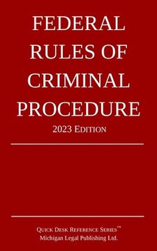 portada Federal Rules of Criminal Procedure; 2023 Edition (en Inglés)