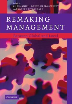 portada Remaking Management: Between Global and Local (en Inglés)