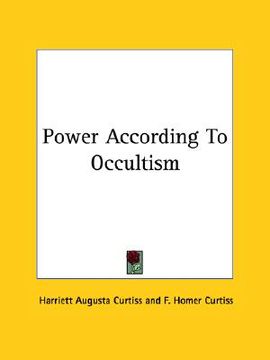 portada power according to occultism (en Inglés)