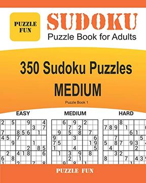 portada Sudoku Puzzle Book for Adults: 350 Easy Sudoku Puzzles: 1 (Book No. ) (en Inglés)