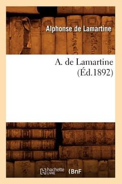 portada A. de Lamartine (Éd.1892) (in French)