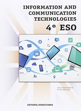 portada Information and communication technologies 4 ESO (Paperback) (en Inglés)