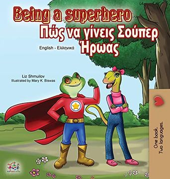 portada Being a Superhero (English Greek Bilingual Book) (English Greek Bilingual Collection) (en Griego)