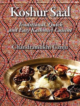 portada koshur saal: traditional, quick and easy kashmiri cuisine --grayscale illustrations (en Inglés)