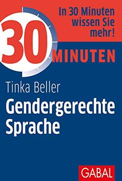 portada 30 Minuten Gendergerechte Sprache (en Alemán)