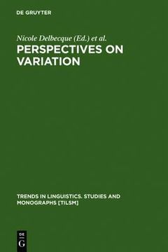 portada perspectives on variation: sociolinguistic, historical, comparative (in English)