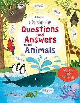 portada Lift-The-Flap Questions and Answers About Animals (en Francés)