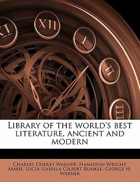 portada library of the world's best literature, ancient and modern volume 40 (en Inglés)