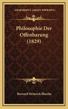 portada Philosophie Der Offenbarung (1829) (en Alemán)