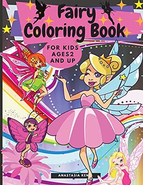 portada Fairy Coloring Book for Kids Ages 2 and up (in English)