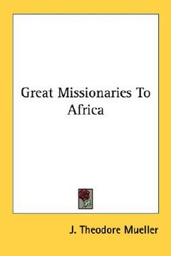 portada great missionaries to africa (en Inglés)