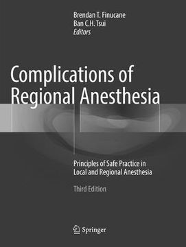 portada Complications of Regional Anesthesia: Principles of Safe Practice in Local and Regional Anesthesia (en Inglés)