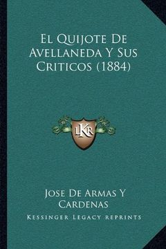 portada El Quijote de Avellaneda y sus Criticos (1884)