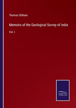portada Memoirs of the Geological Survey of India: Vol. I 