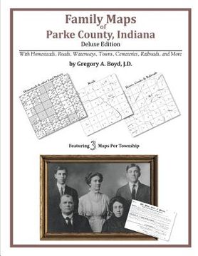 portada Family Maps of Parke County, Indiana, Deluxe Edition (en Inglés)